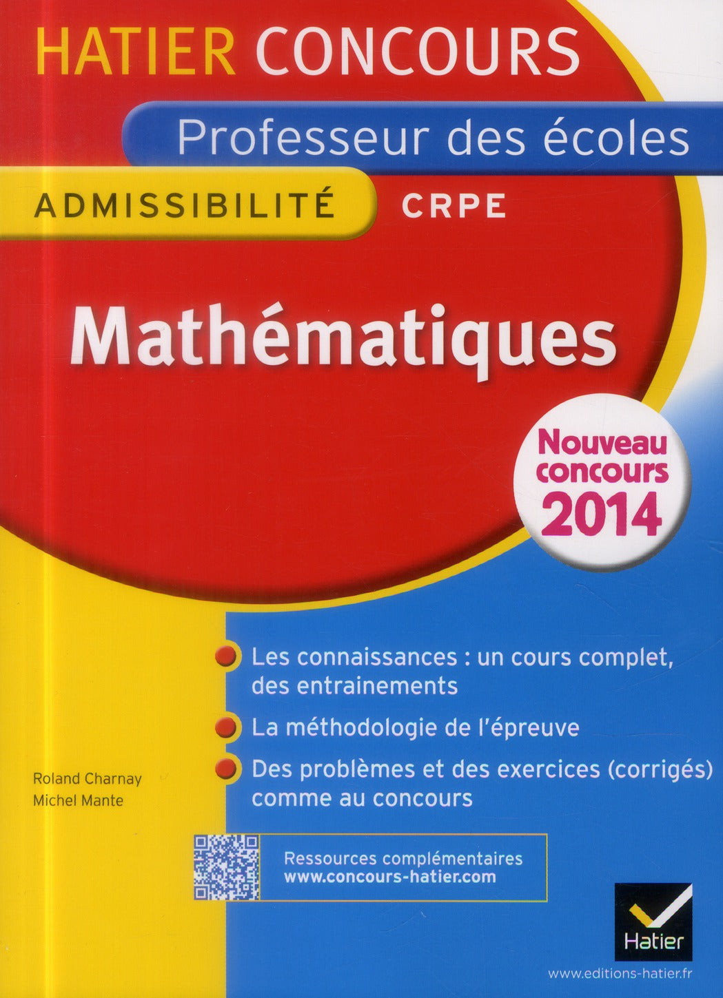 Mathématiques Tome 1 ; épreuve d'admissibilité ; CRPE professeur des écoles ; concours 2014