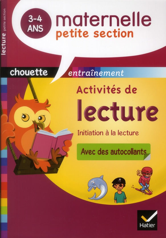 Chouette : lecture ; petite section
