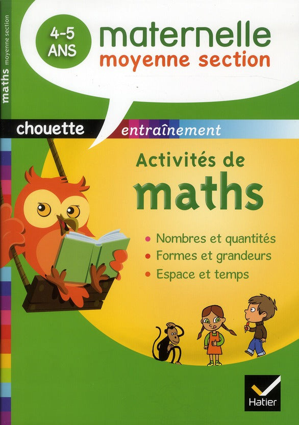 Chouette : mathématiques ; moyenne section