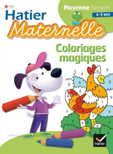 Hatier maternelle : coloriages magiques ; moyenne section ; 4/5 ans