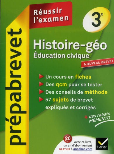 PREPABREVET EXAMENS : histoire-géographie ; 3ème