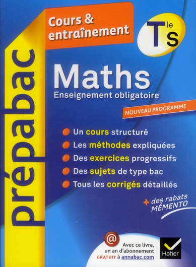 Prépabac cours & entraînement : mathématiques ; terminale S ; enseignement spécifique