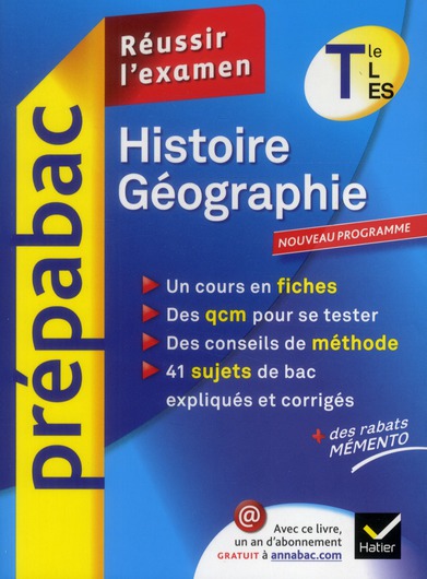 PREPABAC EXAMENS : histoire-géographie ; terminale L, ES