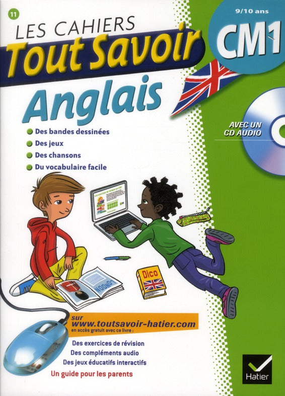 LES CAHIERS TOUT SAVOIR : anglais ; CM1