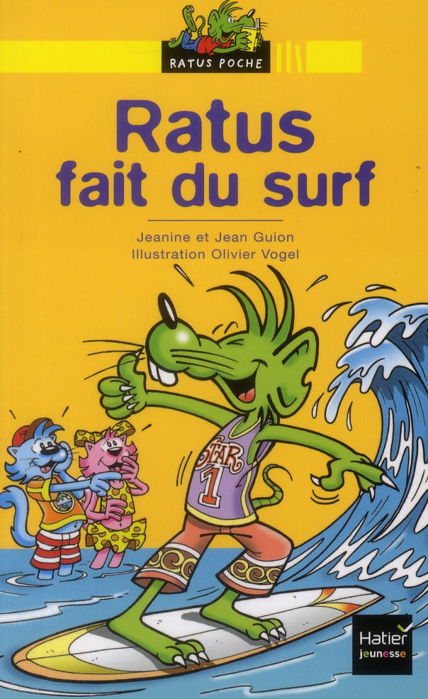 Ratus fait du surf