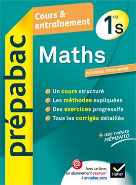 Prépabac cours & entraînement : mathématiques ; 1ère S