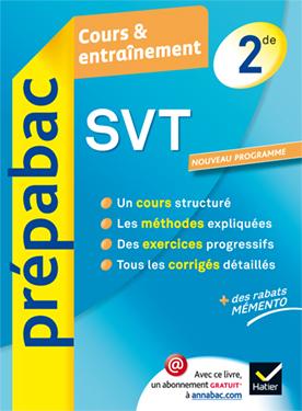 Prépabac cours & entraînement : sciences de la vie et de la terre ; 2nde