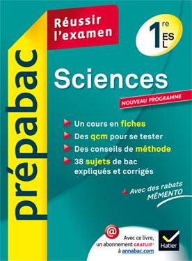 PREPABAC EXAMENS : sciences ; 1ère ES, L