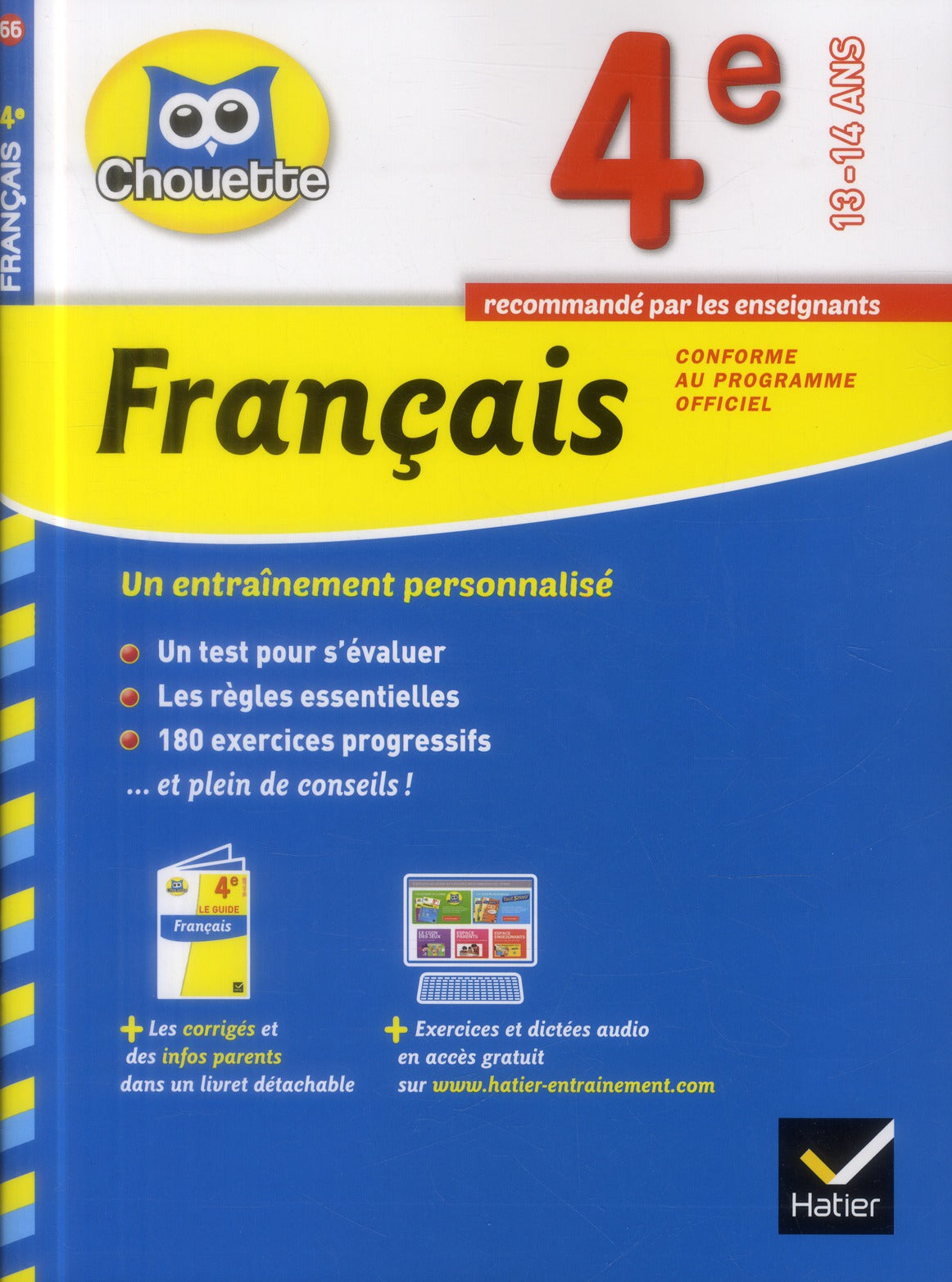 Chouette entraînement : français ; 4ème