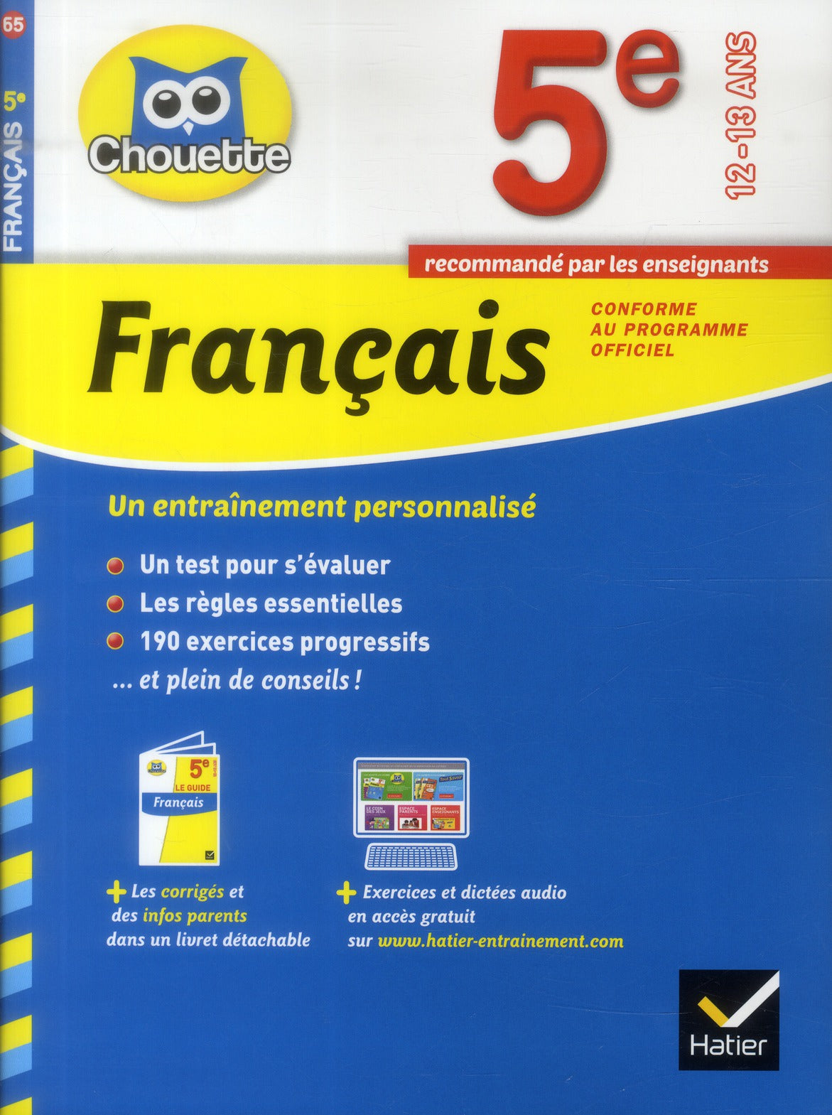 Chouette entraînement : français ; 5ème