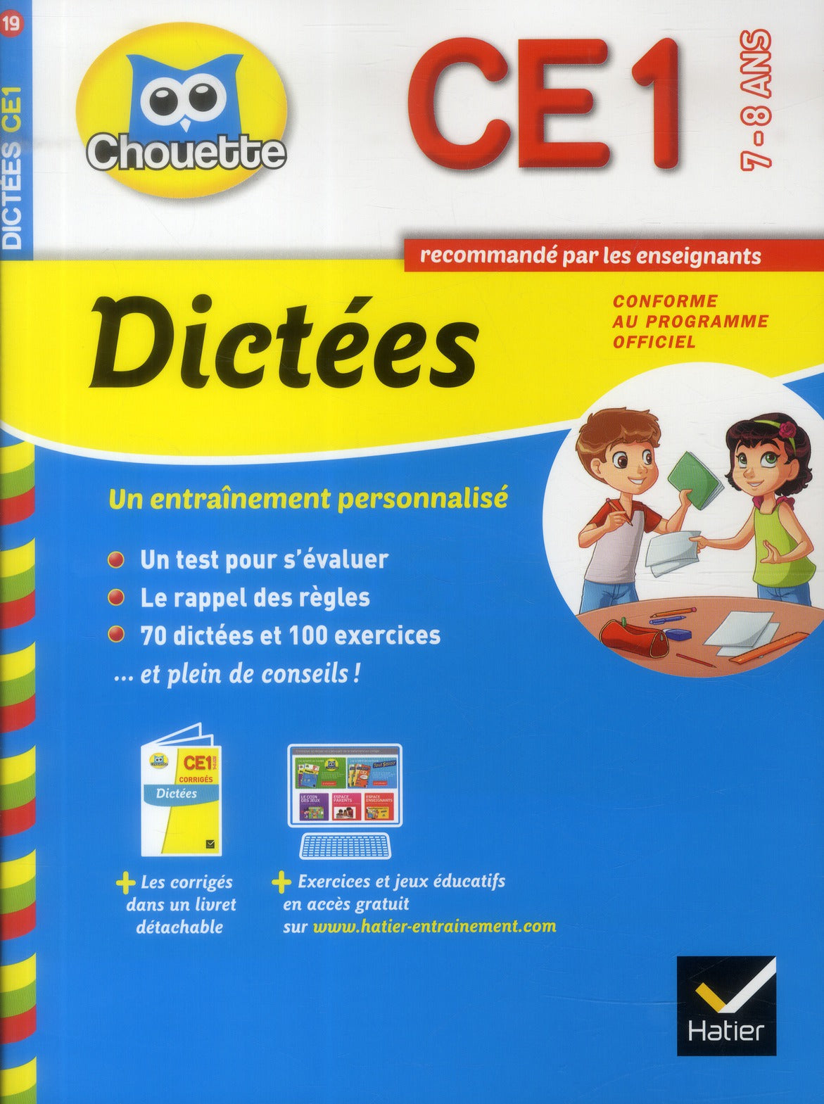 Chouette entraînement : dictées ; CE1