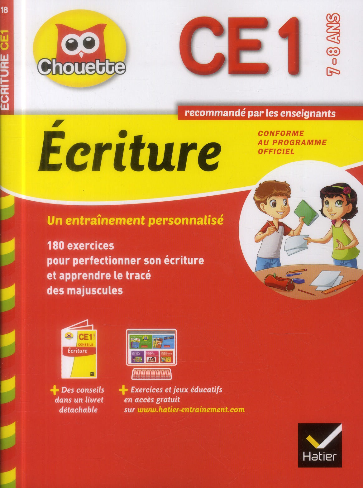 Chouette entraînement : écriture ; CE1