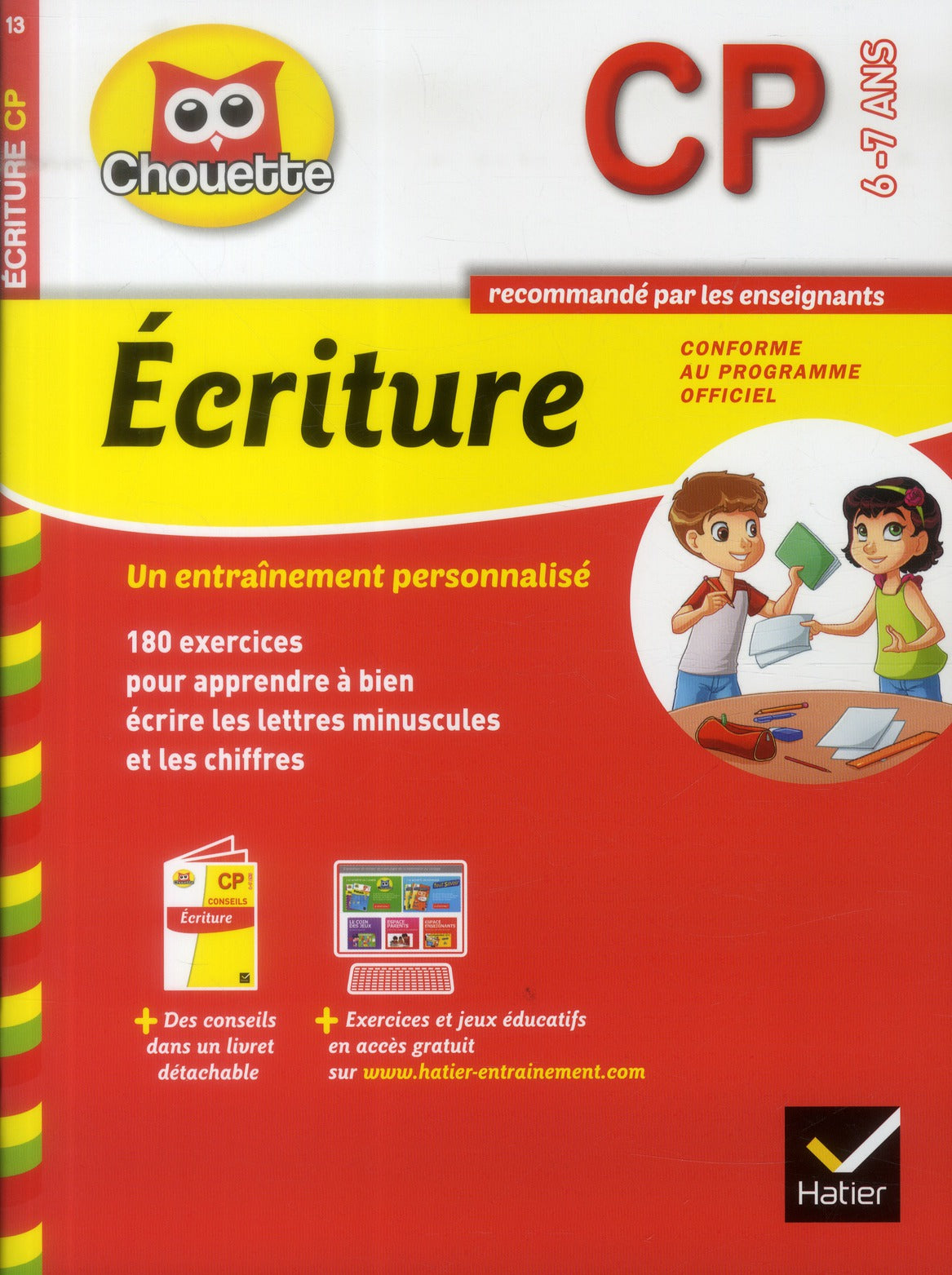 Chouette entraînement : écriture ; CP