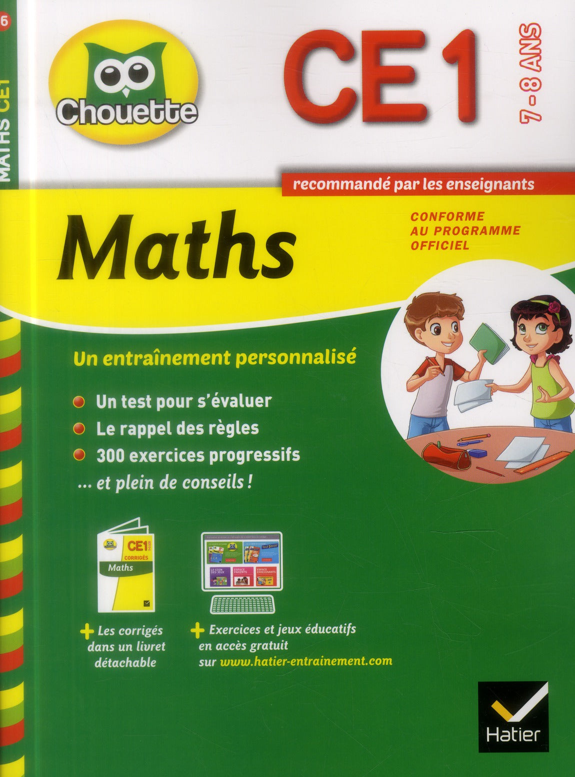 Chouette entraînement : mathématiques ; CE1