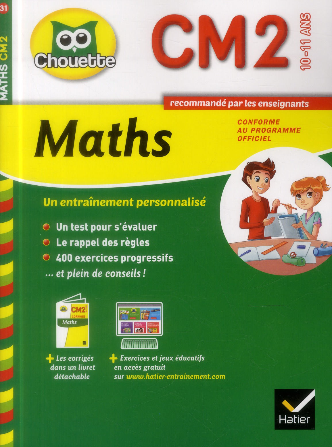 Chouette entraînement : mathématiques ; CM2