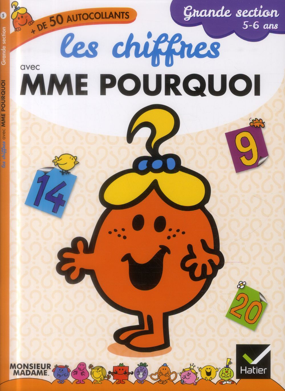 Les chiffres avec Madame Pourquoi ; grande section ; 5/6 ans
