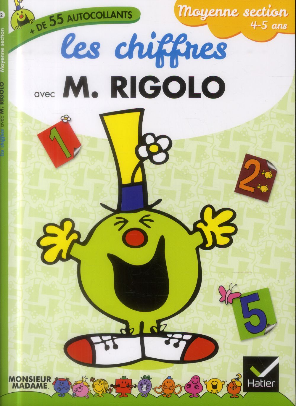 Les chiffres avec Monsieur Rigolo ; moyenne section ; 4/5 ans
