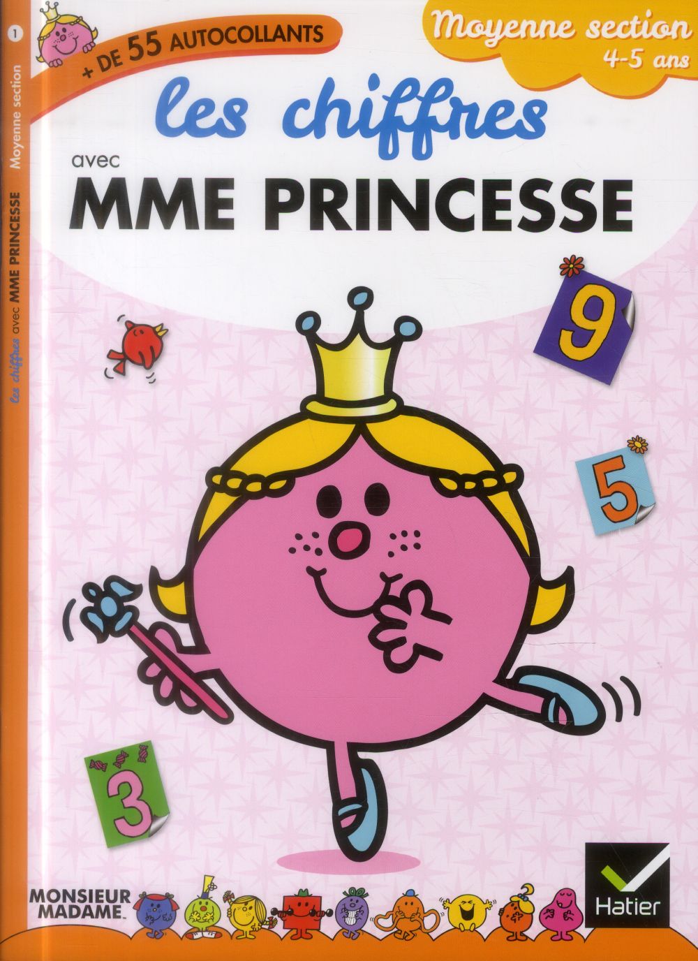 Les chiffres avec Madame Princesse ; moyenne section ; 4/5 ans