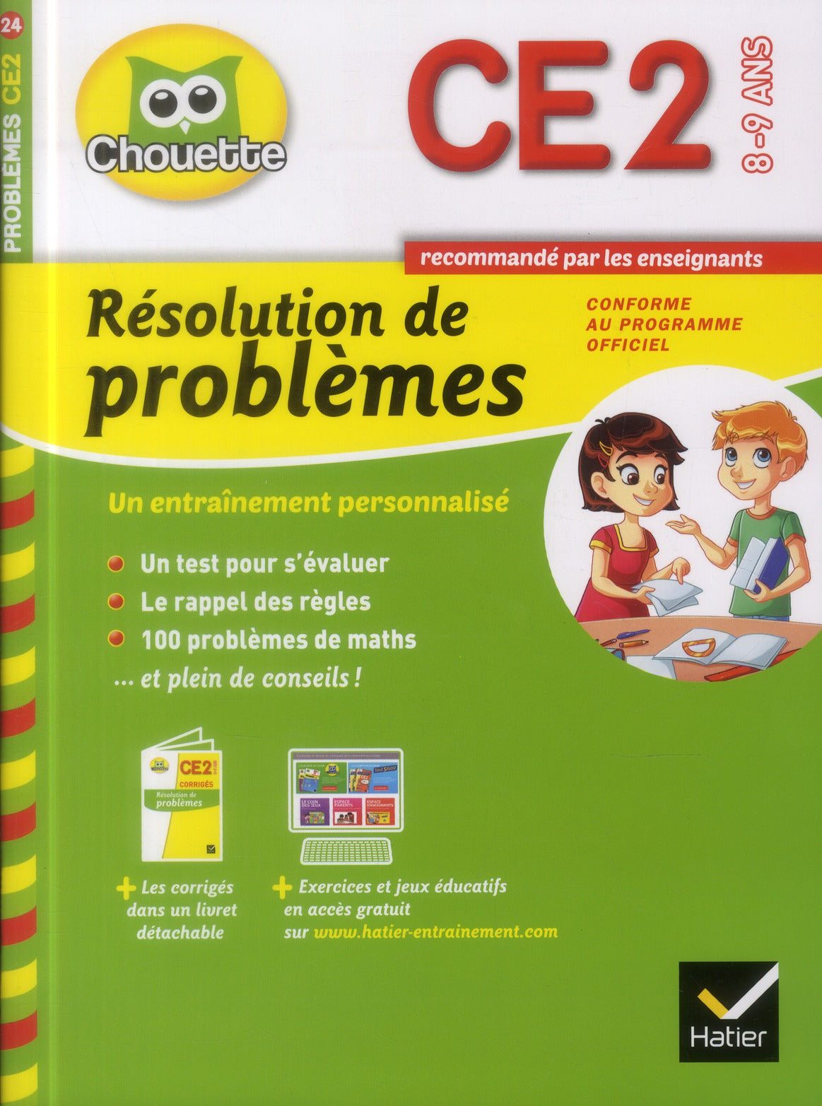 Chouette entraînement : résolution de problèmes ; CE2