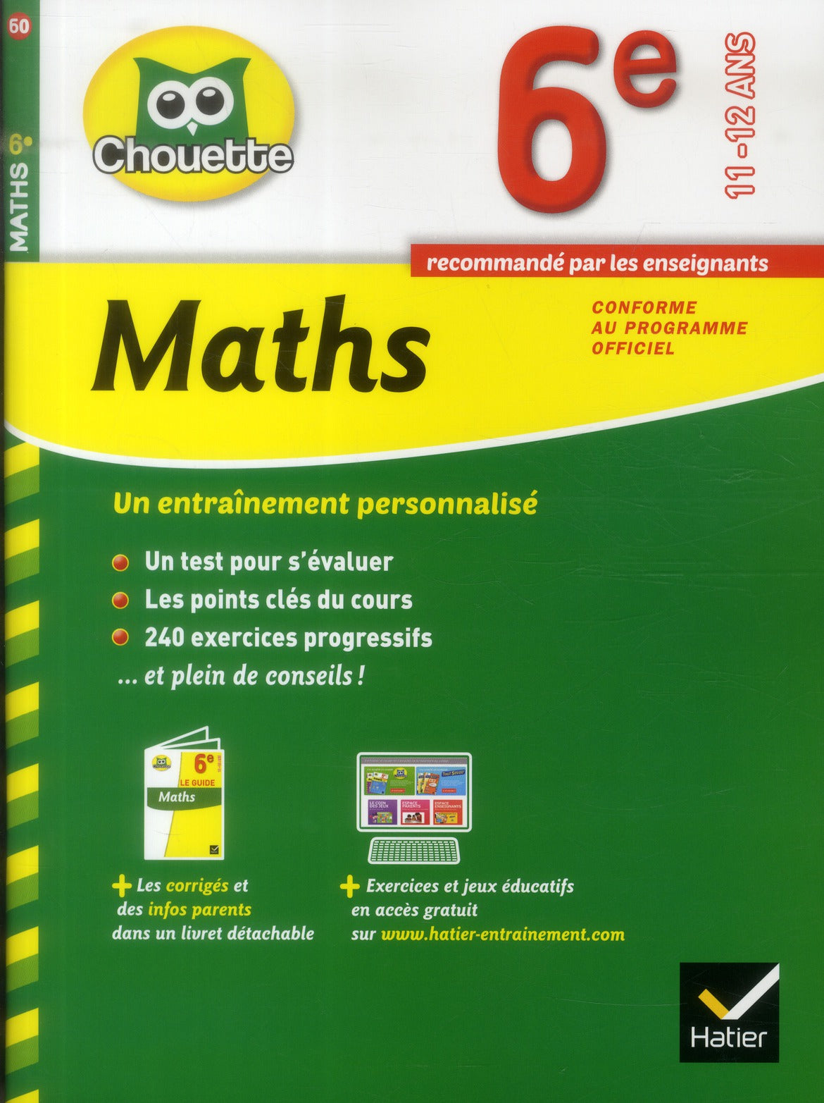 Chouette entraînement : mathématiques ; 6ème