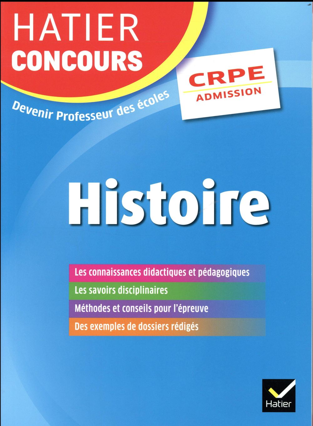 Hatier concours crpe 2017 - epreuve orale d'admission - histoire