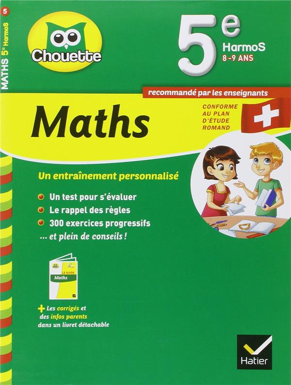 Maths ; 5e harmos ; 8/9 ans ; Suisse