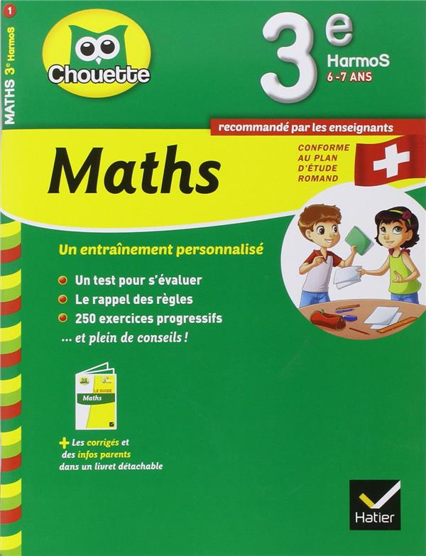 Chouette : maths ; 3e harmos ; 6/7 ans ; Suisse