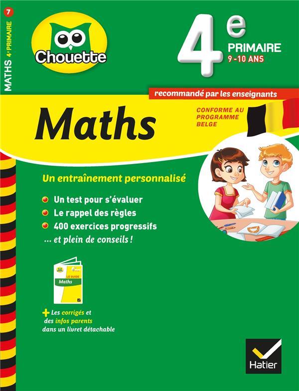 CHOUETTE 4E PRIMAIRE MATHS BELGIQUE