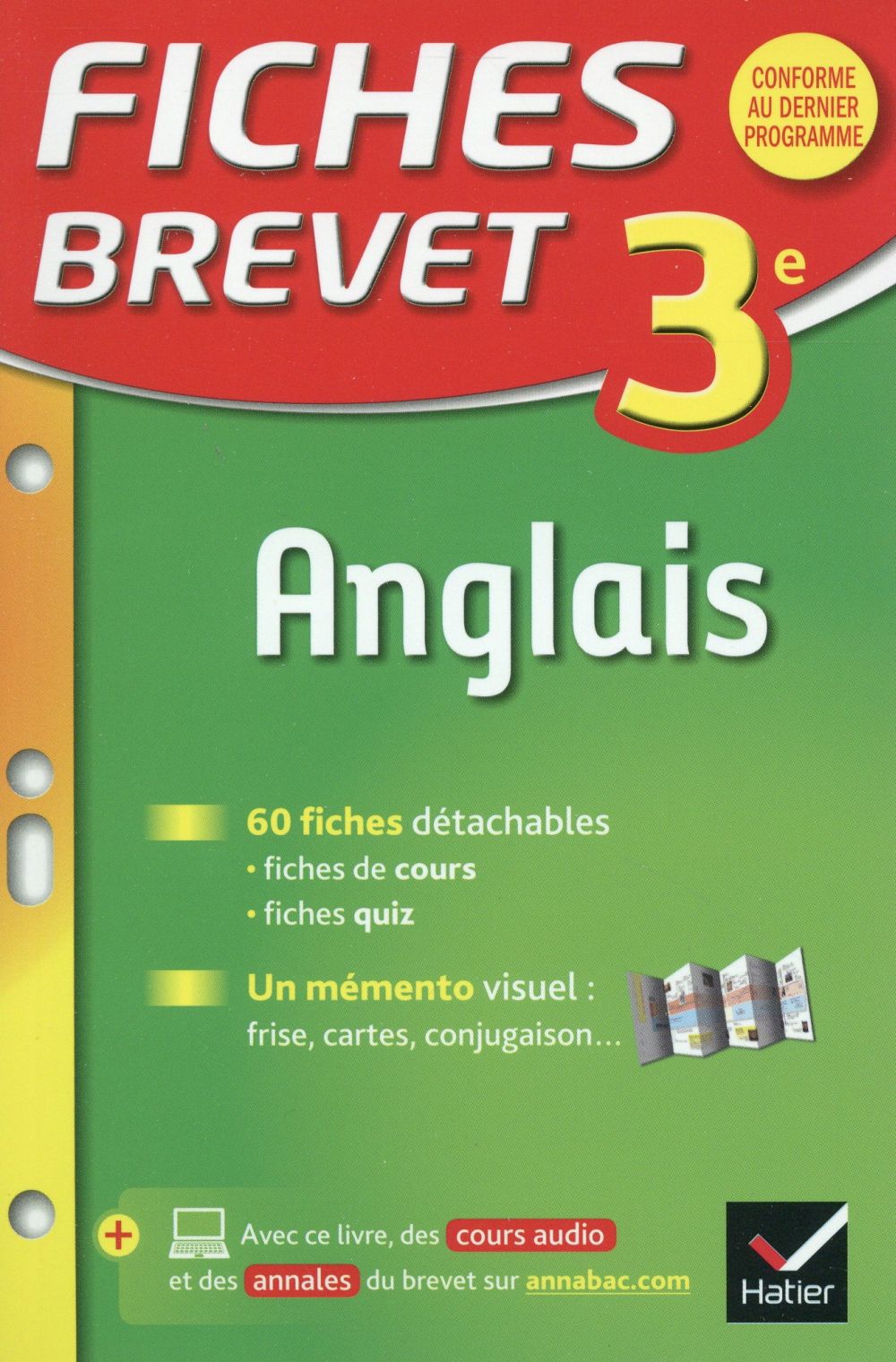 Fiches brevet : anglais ; 3ème
