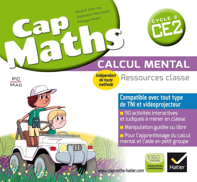 Cap Maths : CE2 ; activités interactives ; clé USB
