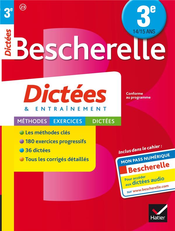Bescherelle : dictées ; 3ème