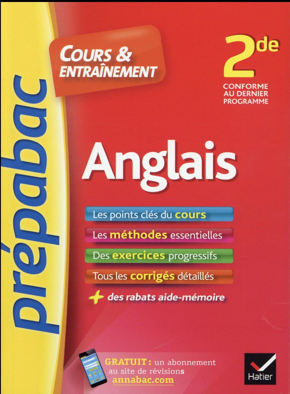 Prépabac cours & entraînement : anglais ; LV1-LV2 ; 2nde