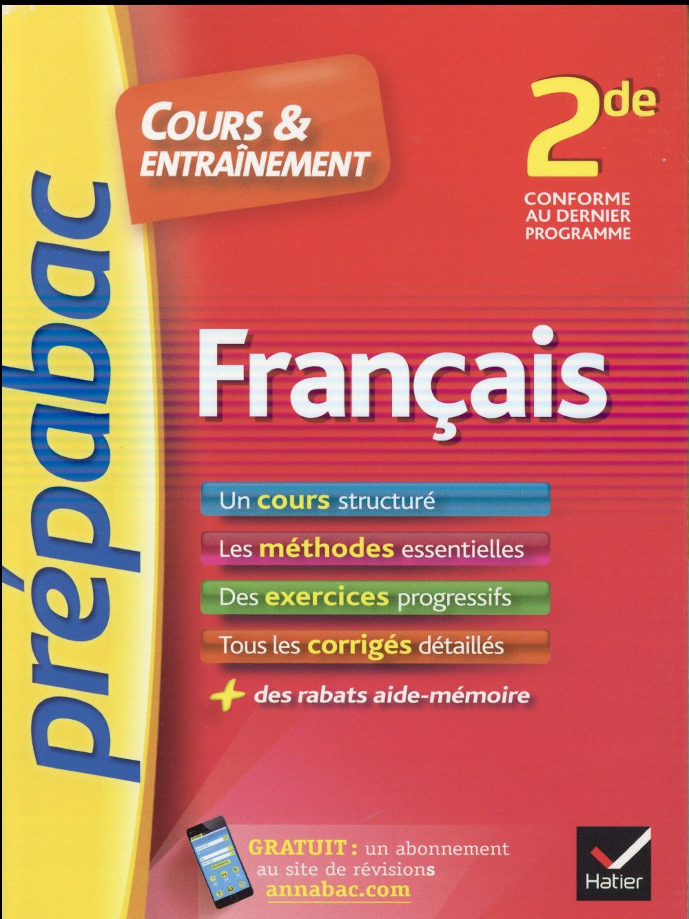 Prépabac cours & entraînement : français ; 2nde