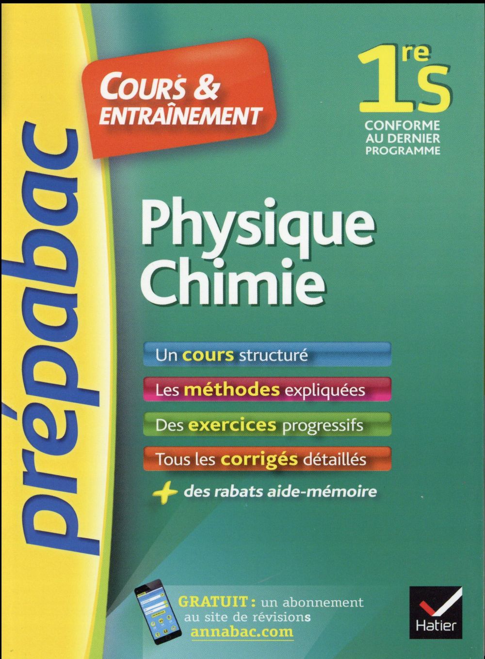Prépabac cours & entraînement : physique-chimie ; 1ère S