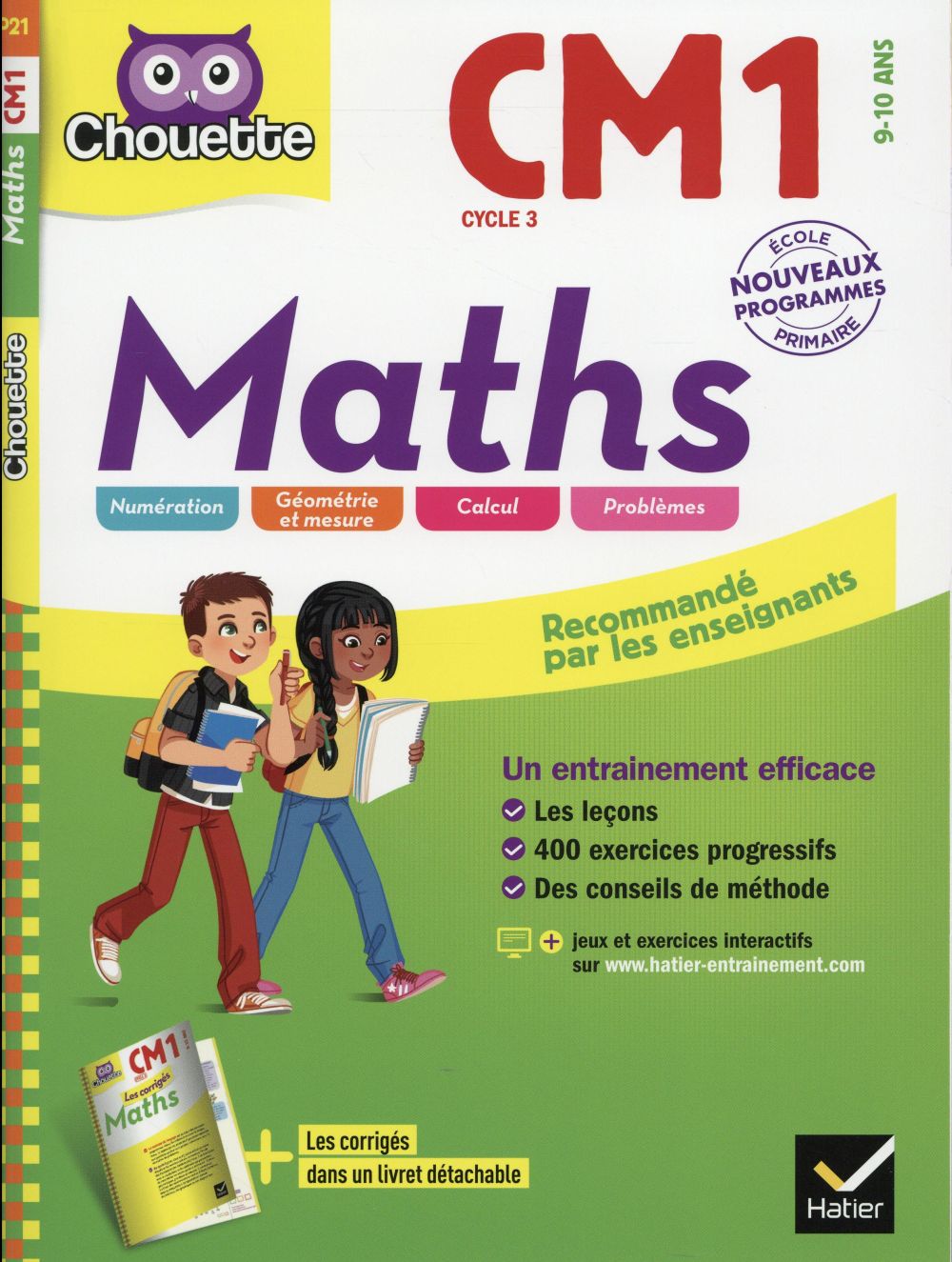Chouette entraînement : maths ; CM1 (édition 2016)