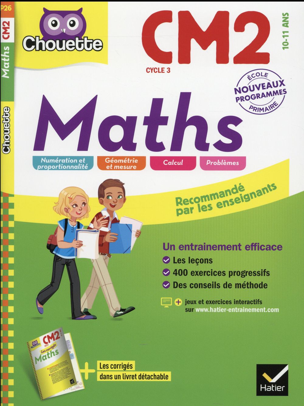 Chouette entraînement : maths ; CM2 (édition 2016)