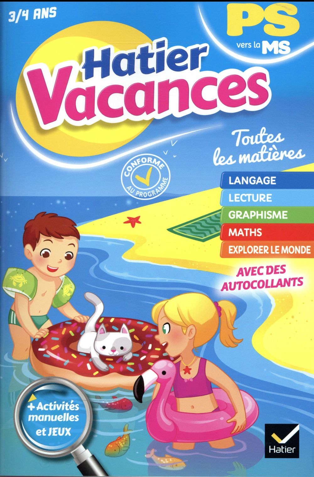 Hatier vacances : de la petite section vers la moyenne section