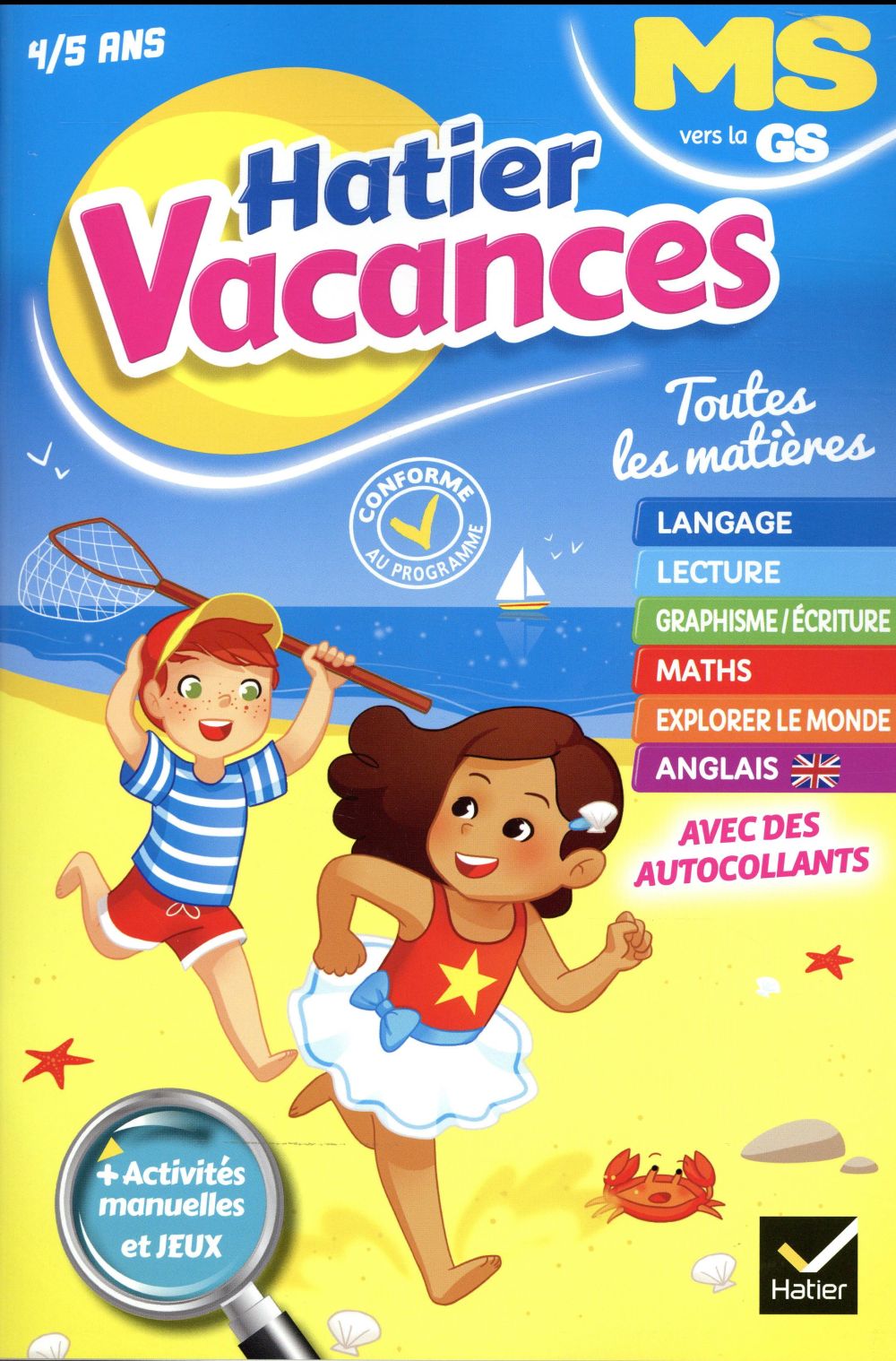 Hatier vacances : de la moyenne section vers la grande section