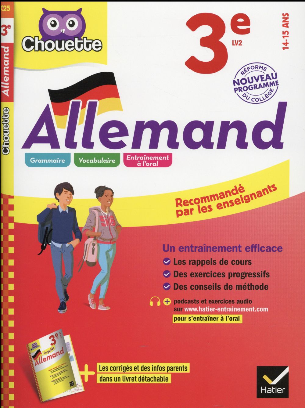 Chouette entraînement : allemand ; 3ème (édition 2016)