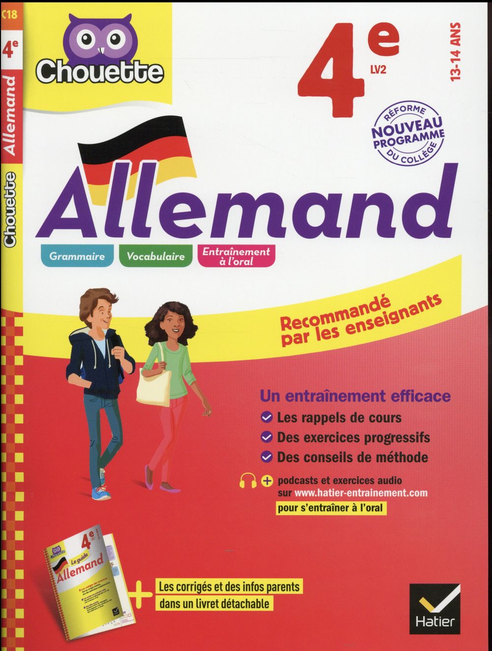 Chouette entraînement : allemand ; 4ème (édition 2016)
