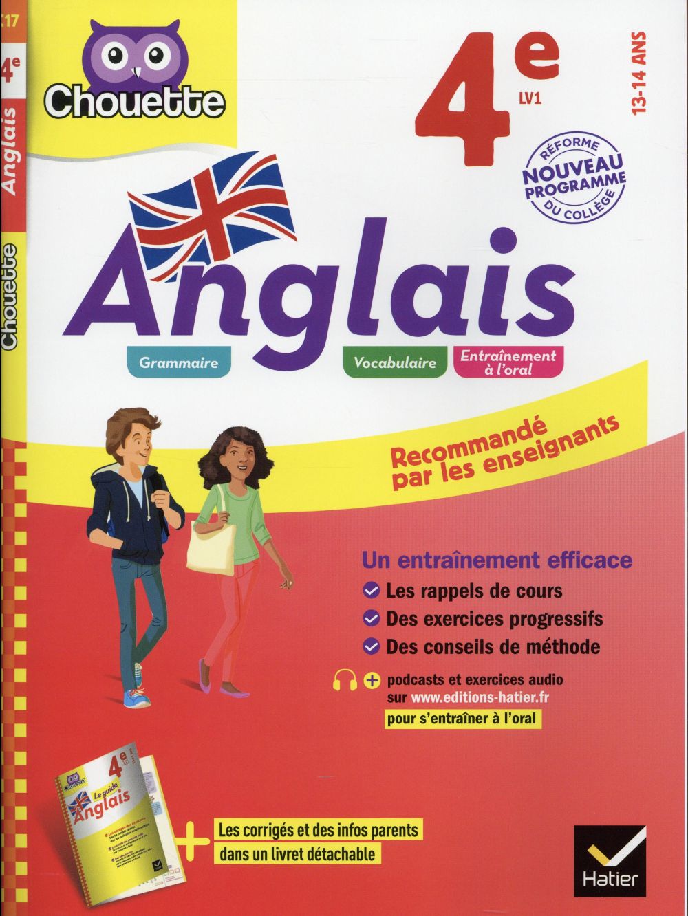 Chouette entraînement : anglais ; 4ème (édition 2016)