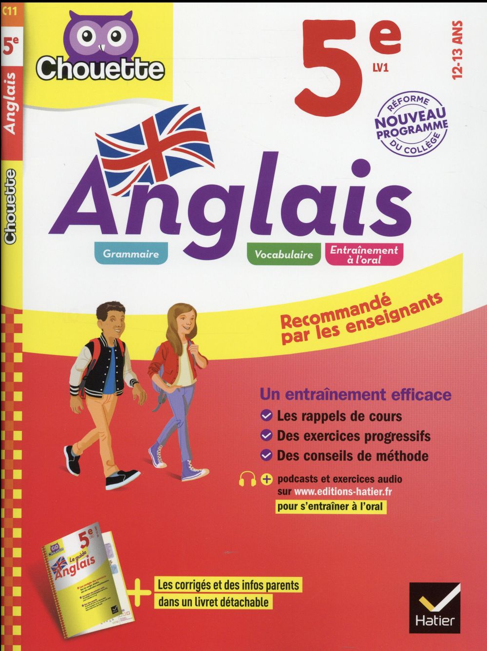 Chouette entraînement : anglais ; 5ème (édition 2016)