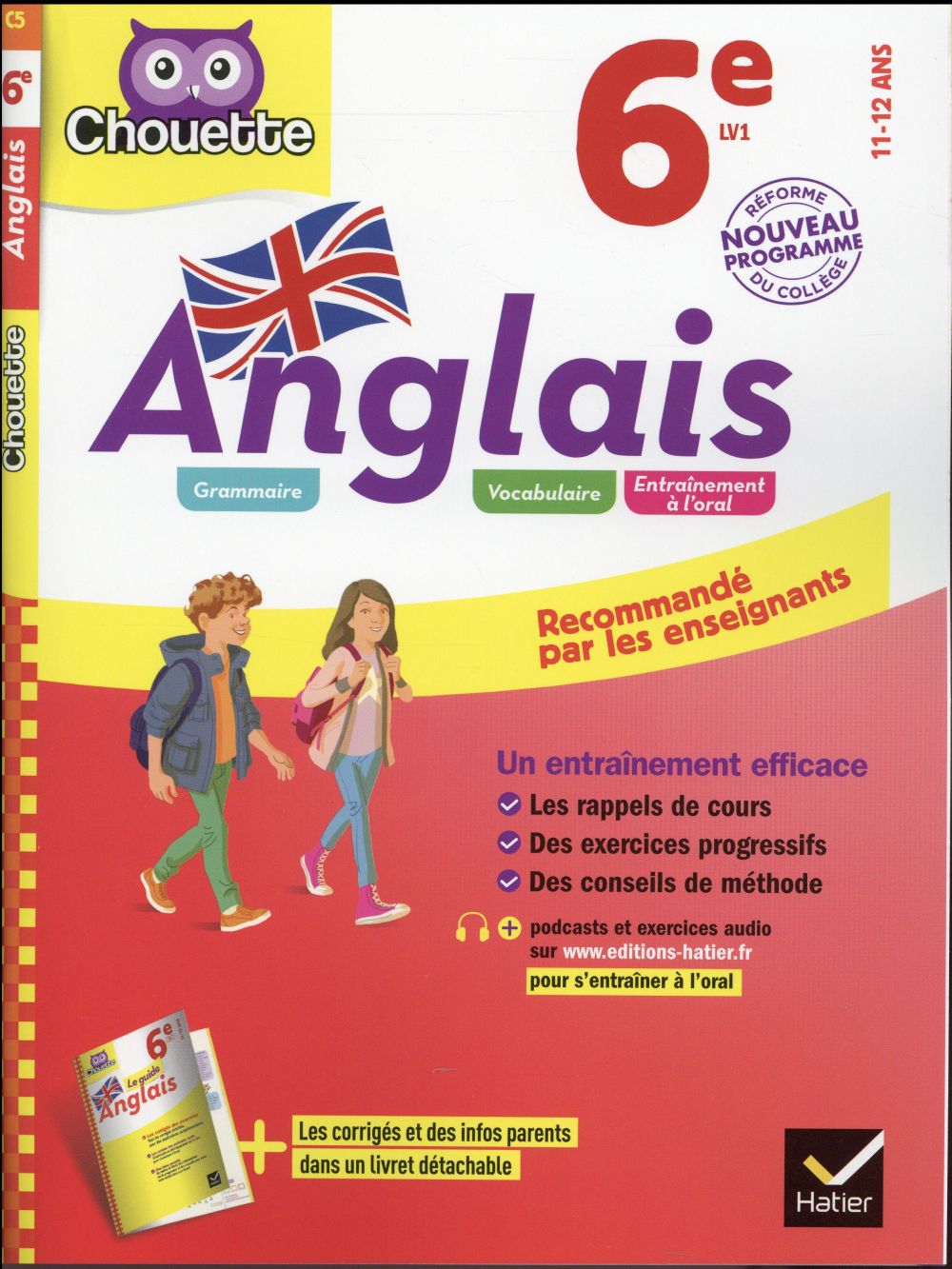 Chouette entraînement : anglais ; 6ème (édition 2016)