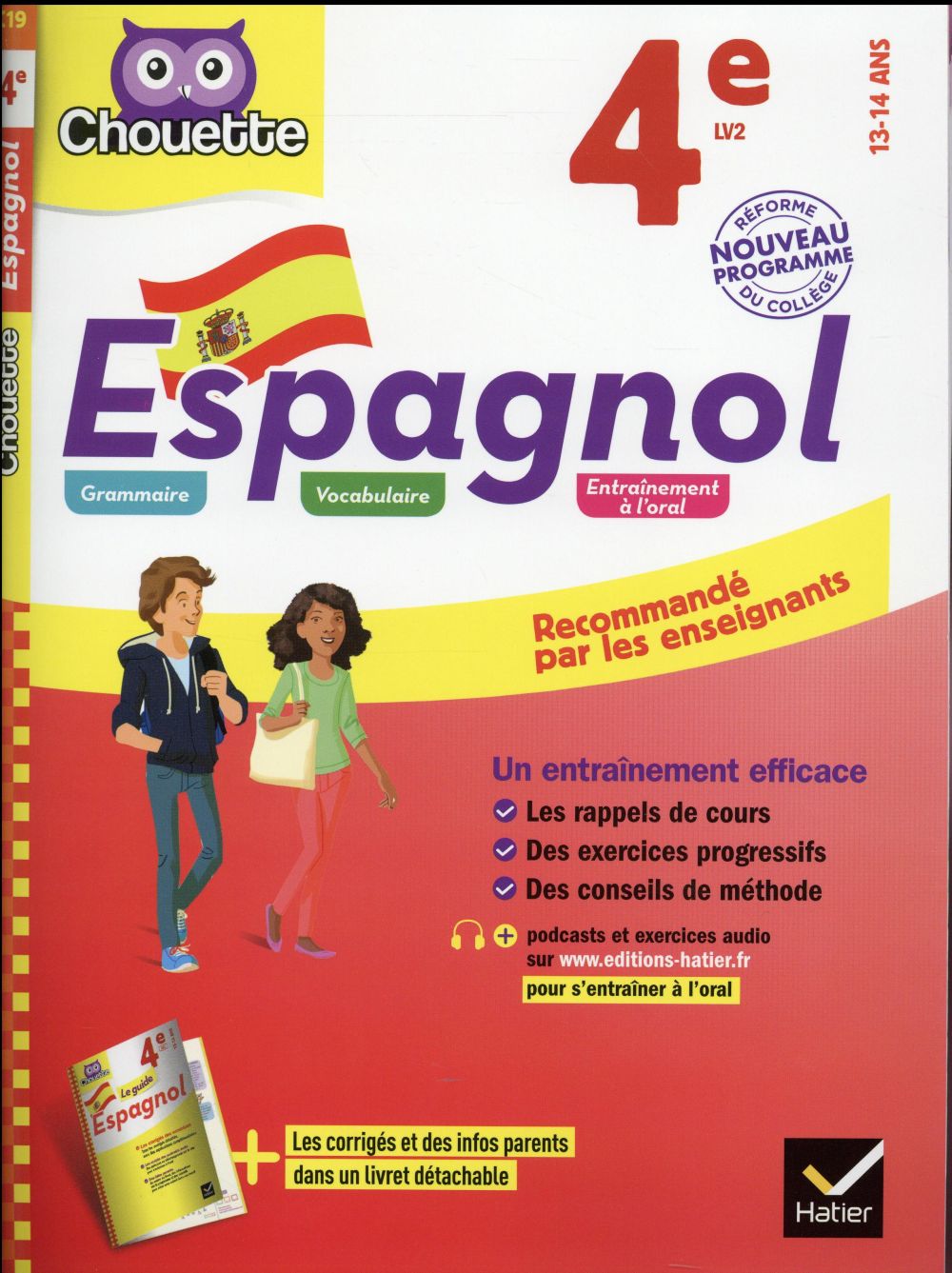 Chouette entraînement : espagnol ; 4ème (édition 2016)