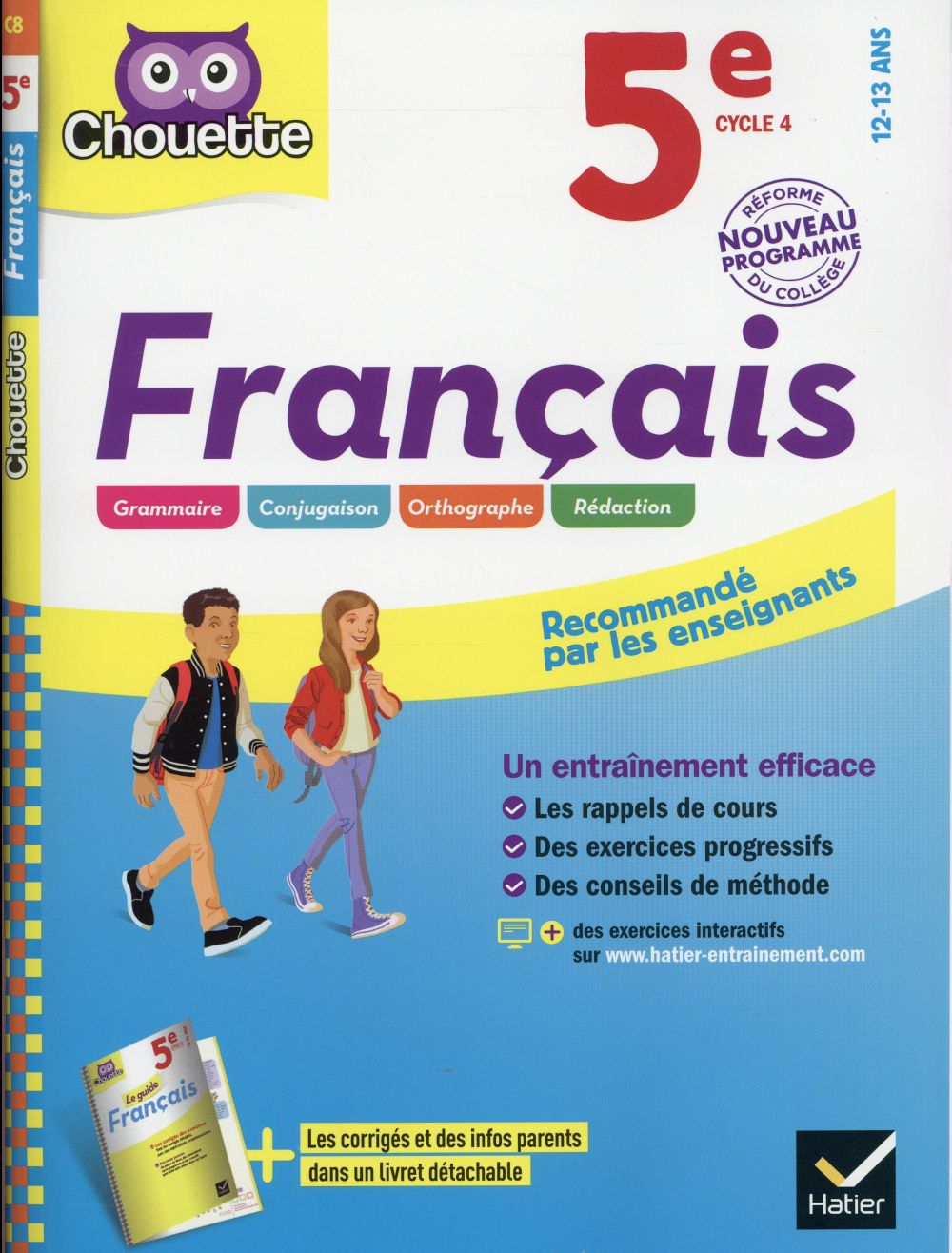 Chouette entraînement : français ; 5ème (édition 2016)