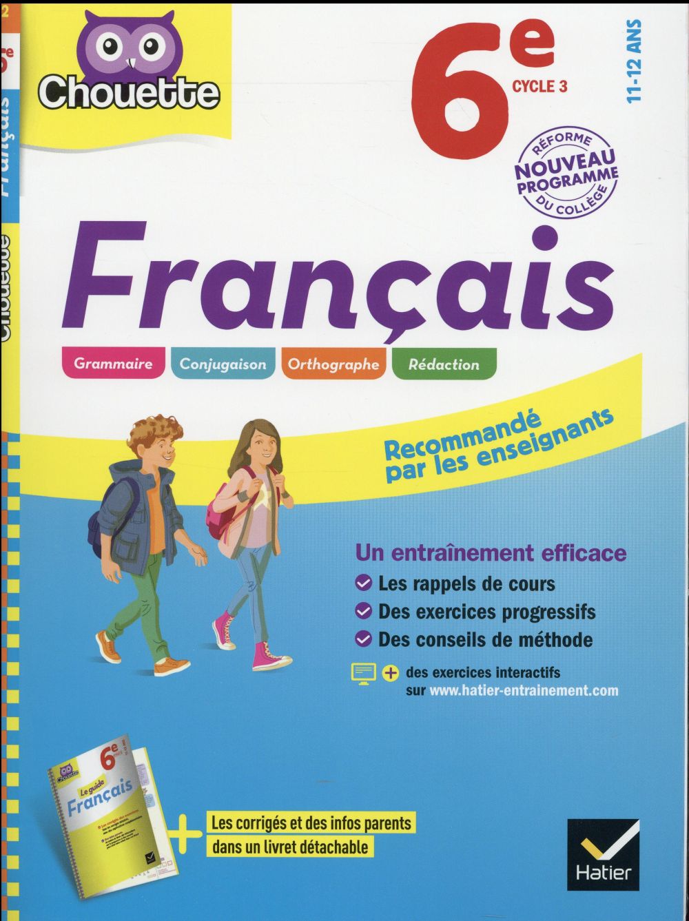 Chouette entraînement : français ; 6ème (édition 2016)