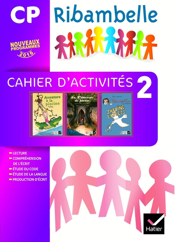 Ribambelle CP série Violette éd. 2016 - Cahier d'activités 2 PAS VENDU SEUL