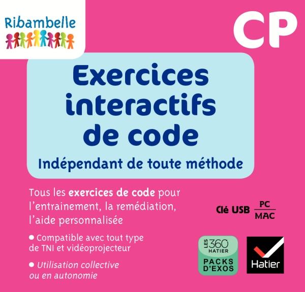 Ribambelle : CP ; activités de code pour TNI ; clé USB