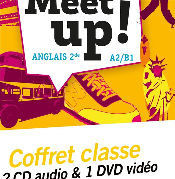 Let's meet up ! : anglais ; 2de ; coffret cd/dvd (édition 2018)