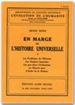 En marge de l'histoire universelle